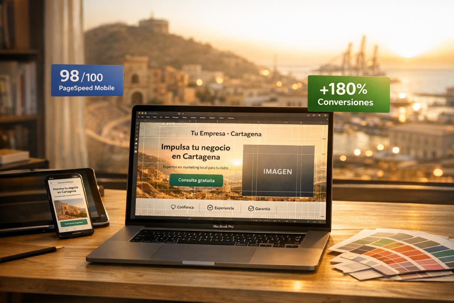 Diseño Web en Cartagena — Diseño Web Profesional en Cartagena — Páginas que Convierten