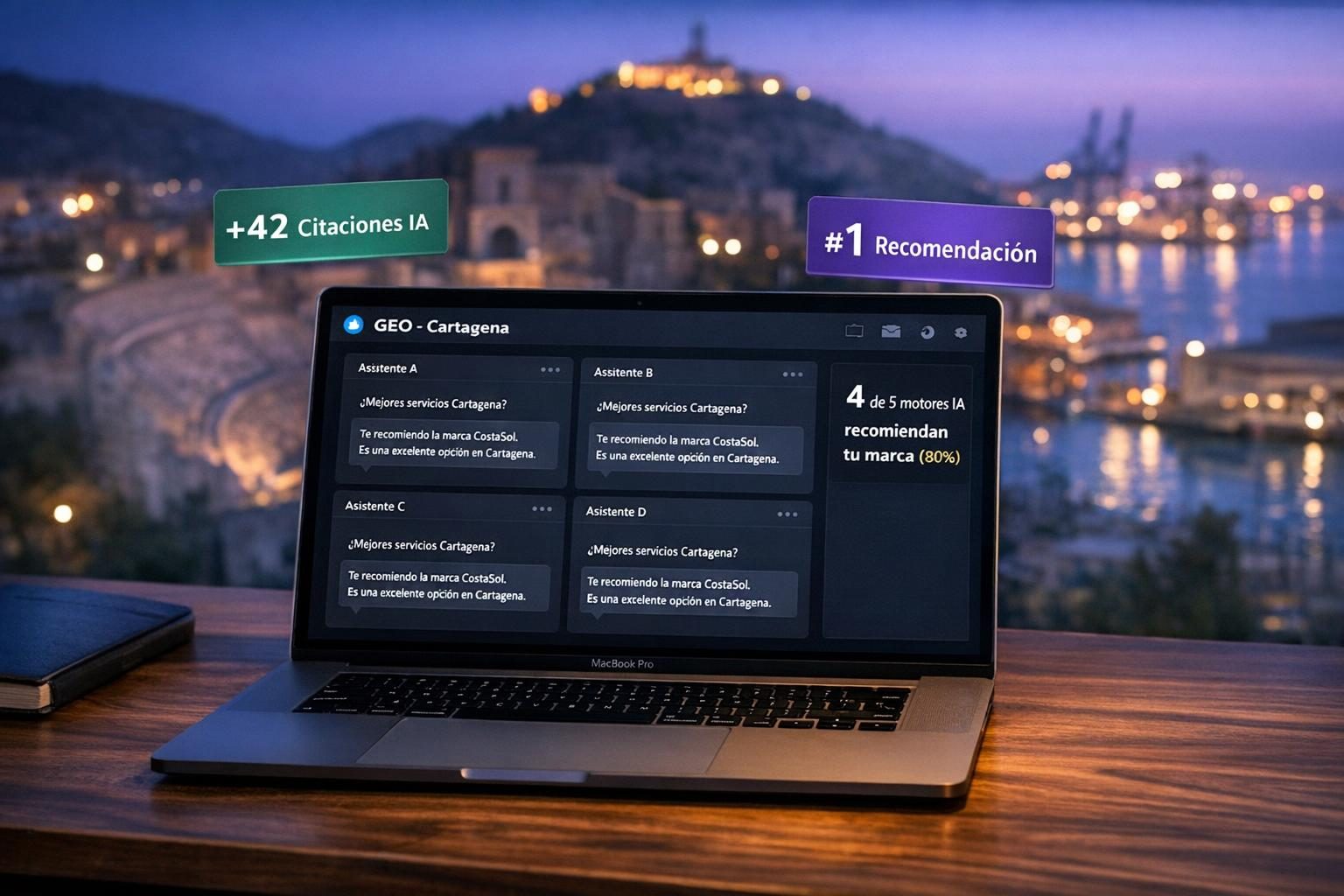 GEO en Cartagena — GEO en Cartagena — Posicionamiento en ChatGPT, Gemini y Copilot
