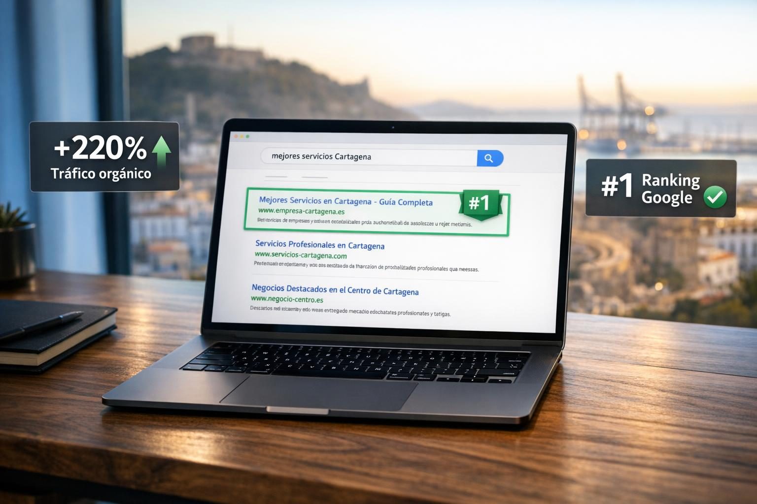 SEO en Cartagena — Ranking #1 en Google para "mejores abogados Cartagena"