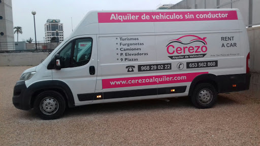 CEREZO   Alquiler de furgonetas y coches en Murcia